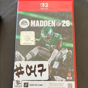 Madden NFL 26 for Nintendo Switch - Green Cover